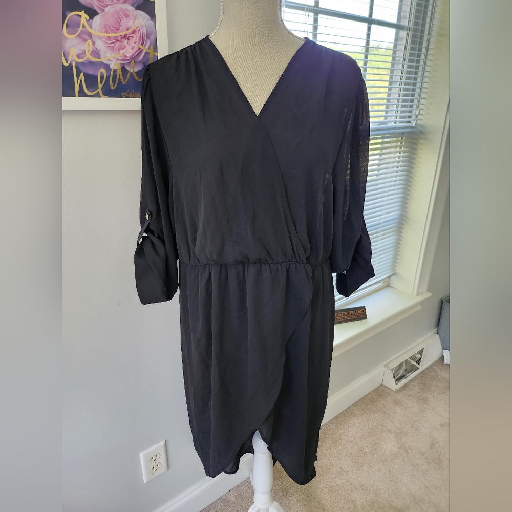 Torrid Black Hi Lo Top